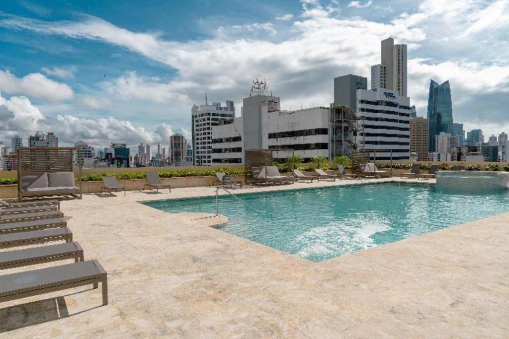 Veneto Hotel & Casino Cidade do Panamá Exterior foto View of the city from the rooftop of the hotel